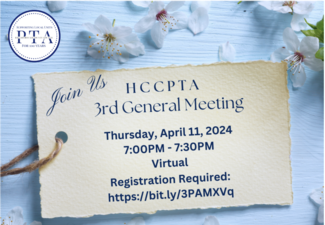 Read More - HCCPTA General Meeting